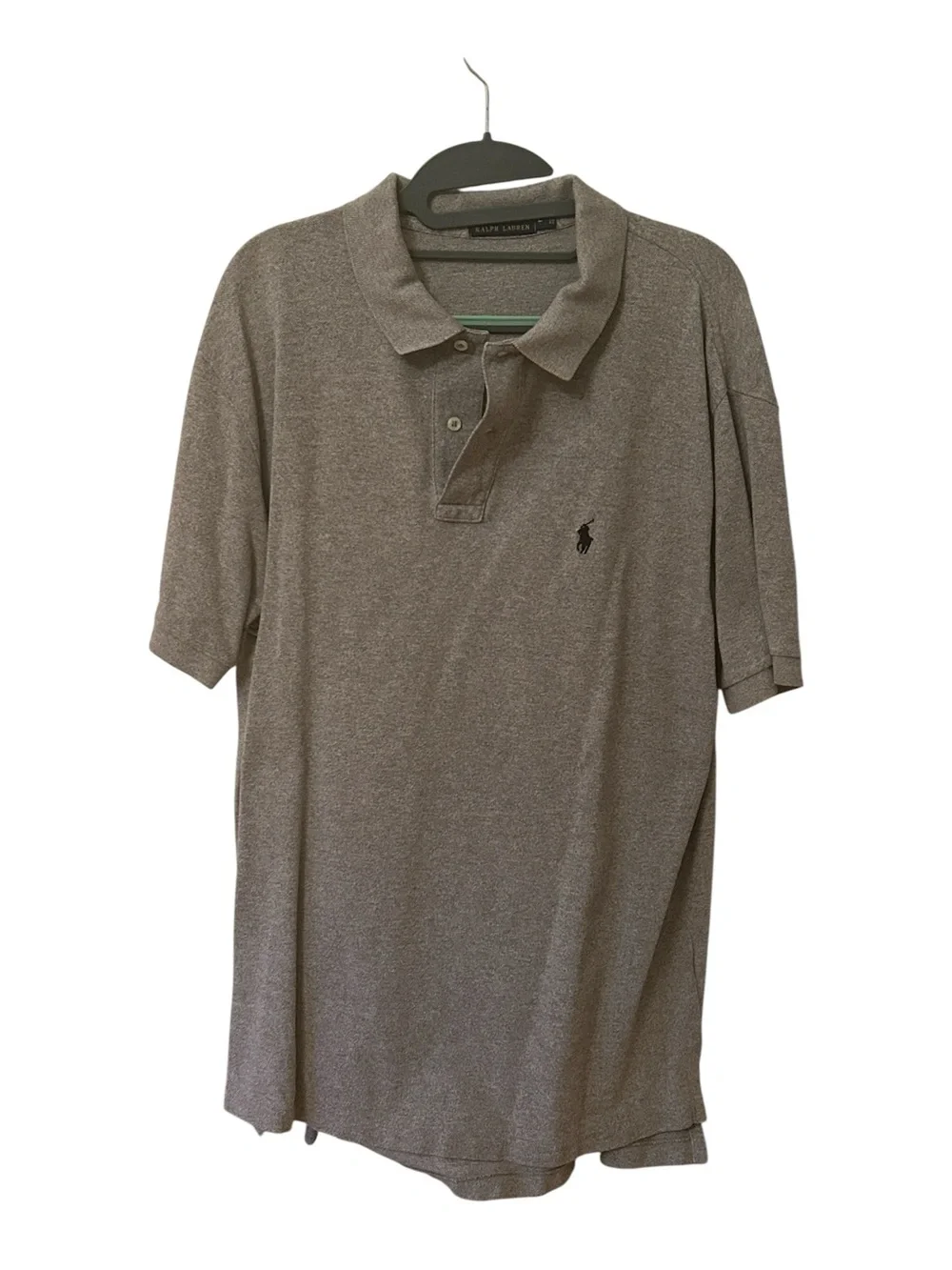 Polo Ralph Lauren Gray Cotton Polo Men’s Size Large